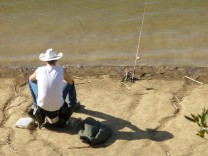Fishing Dude, Lake Chabot